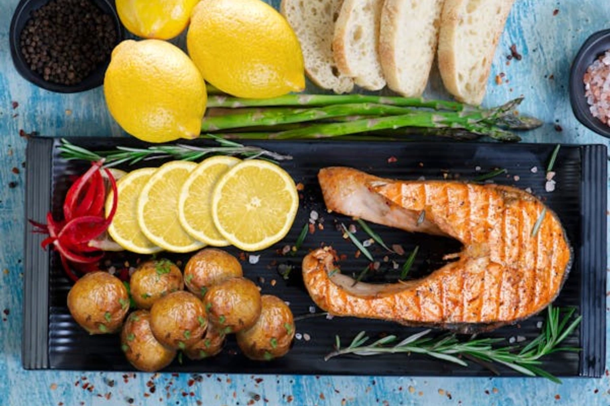 Baked Lemon Herb Salmon