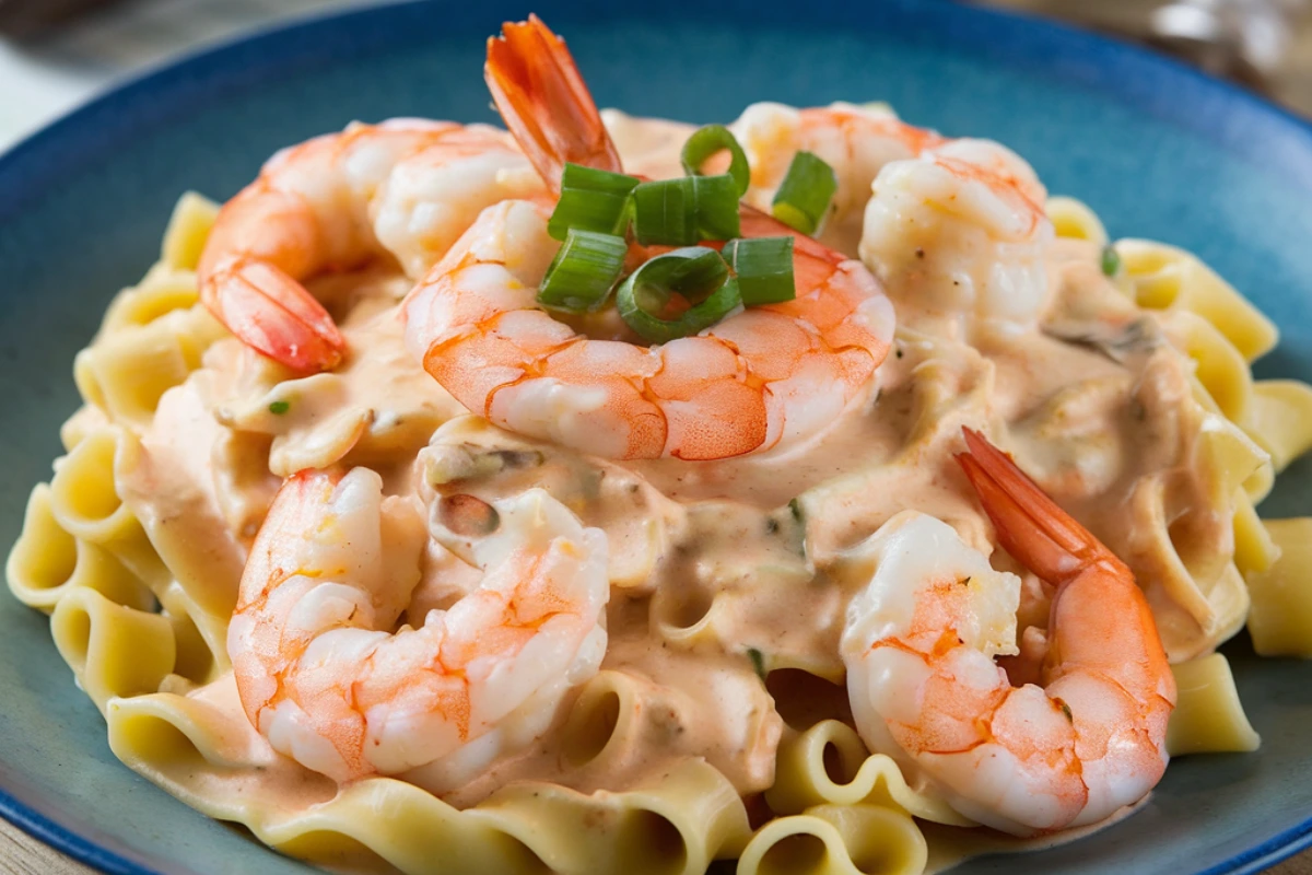 Creamy Garlic Shrimp Pasta 