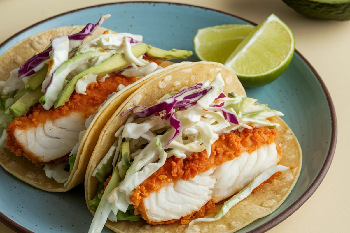 Fish Tacos with Slaw