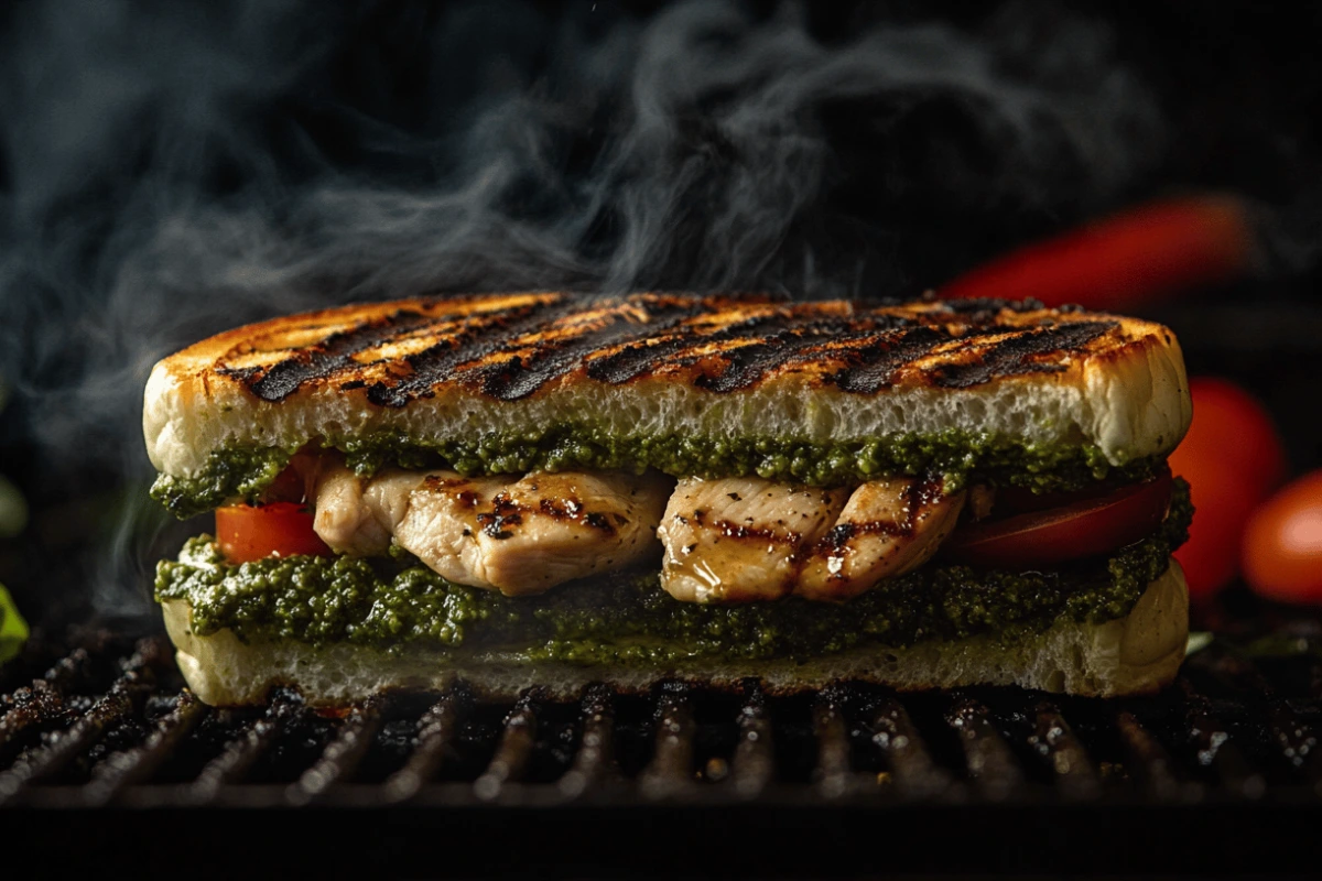 Grilled Chicken Pesto Panini (2)