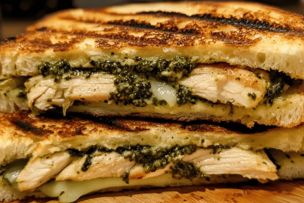 Grilled Chicken Pesto Panini 