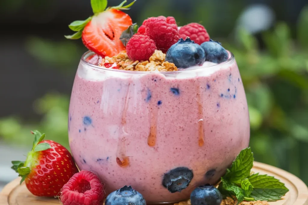 Smoothie Bowl with Fresh Berries