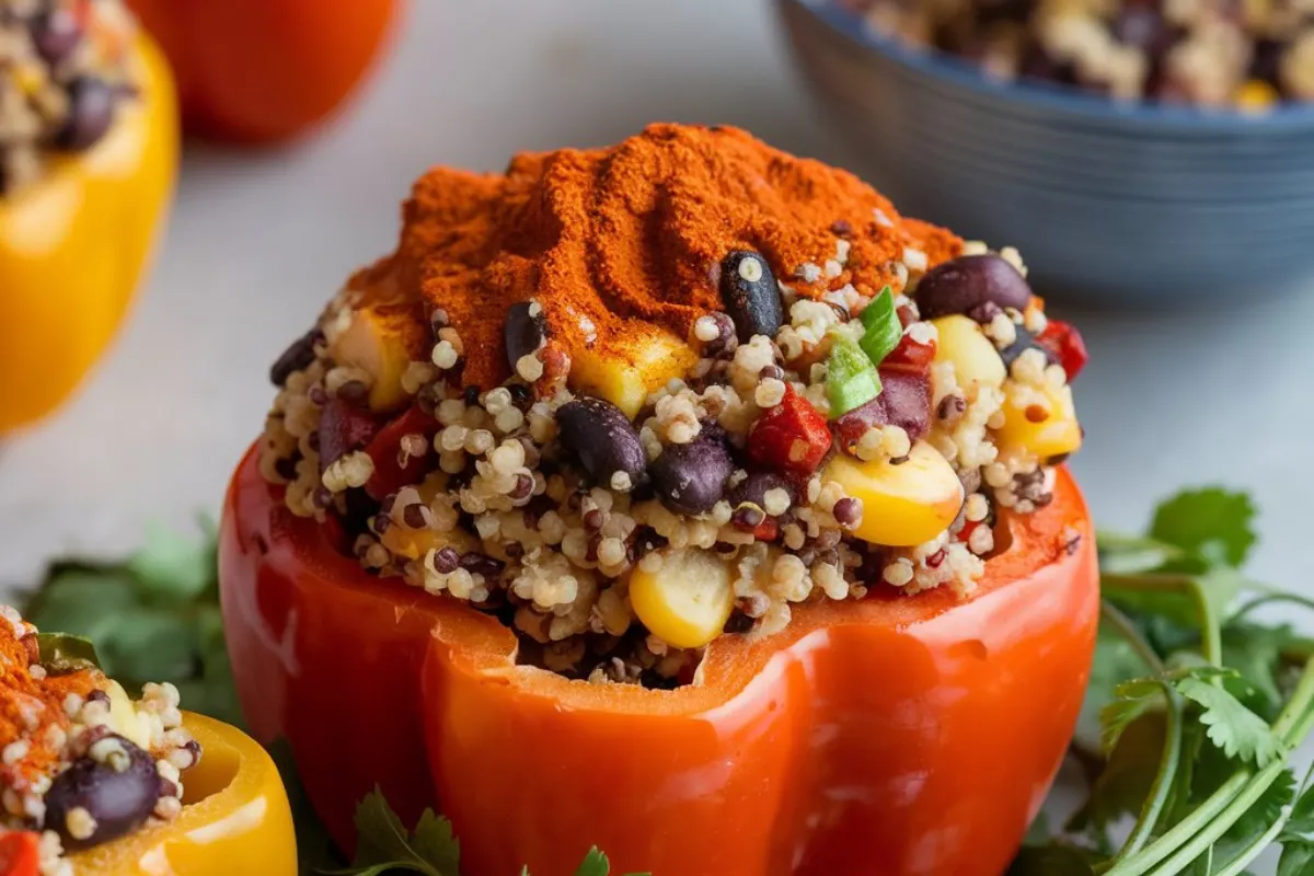 Vegetarian Stuffed Bell Peppers