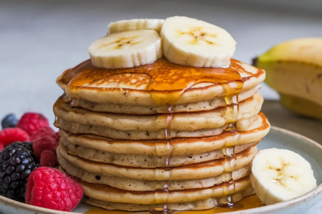 banana protein pancakes