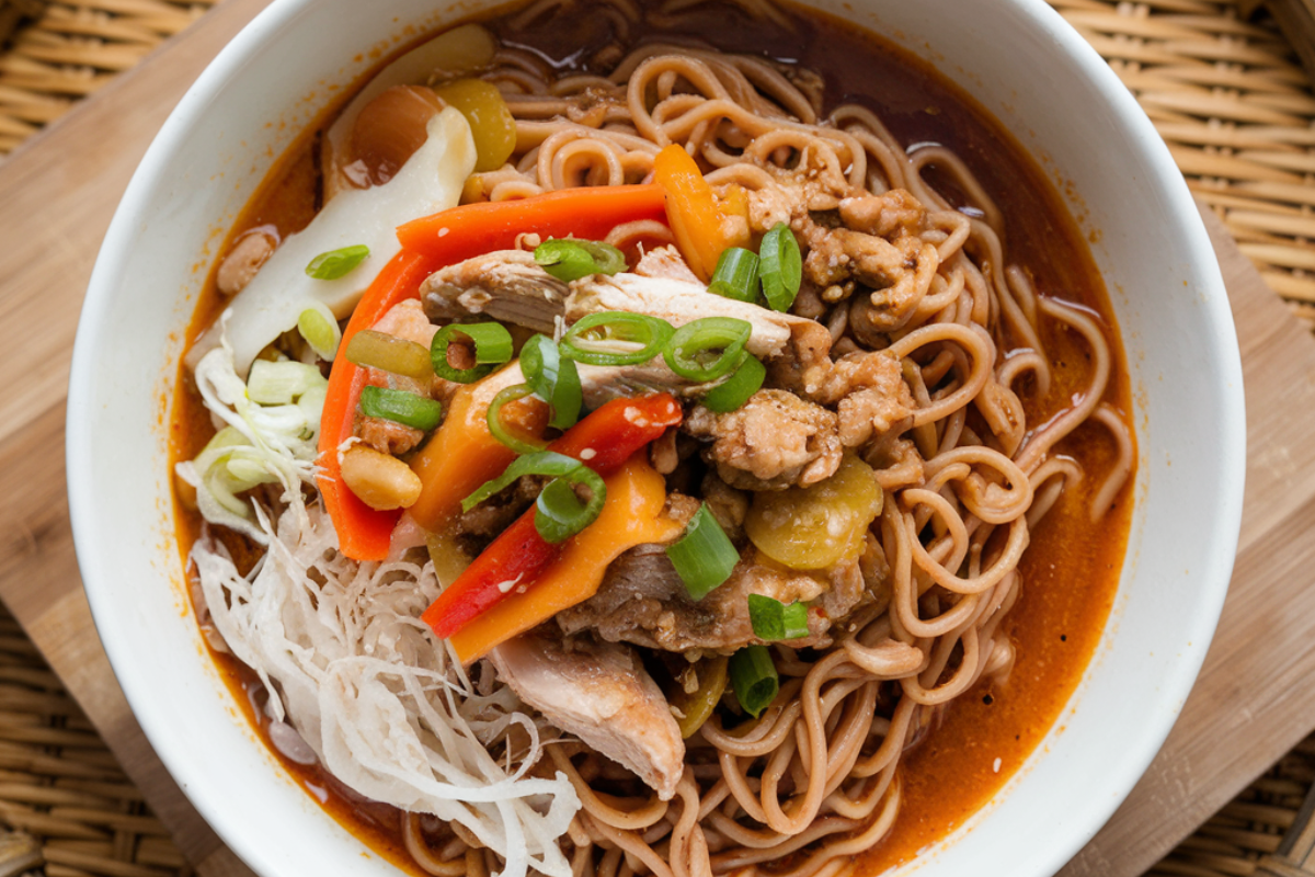 brown rice noodles