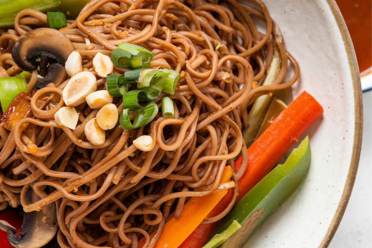 brown rice noodles