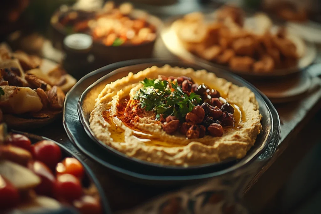 hummus platter