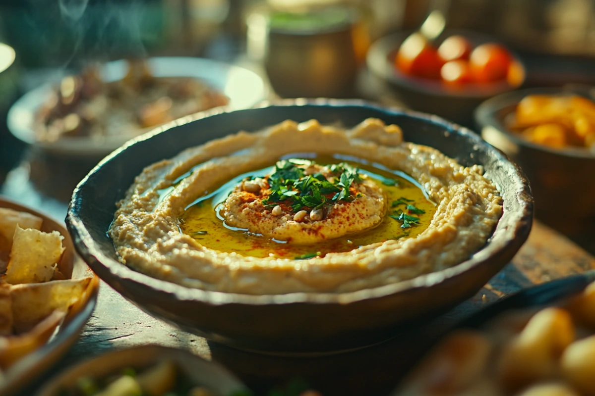 hummus platter