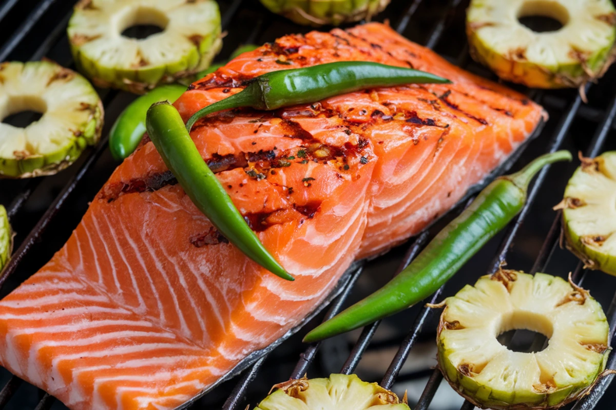 pineapple chili salmon recipe