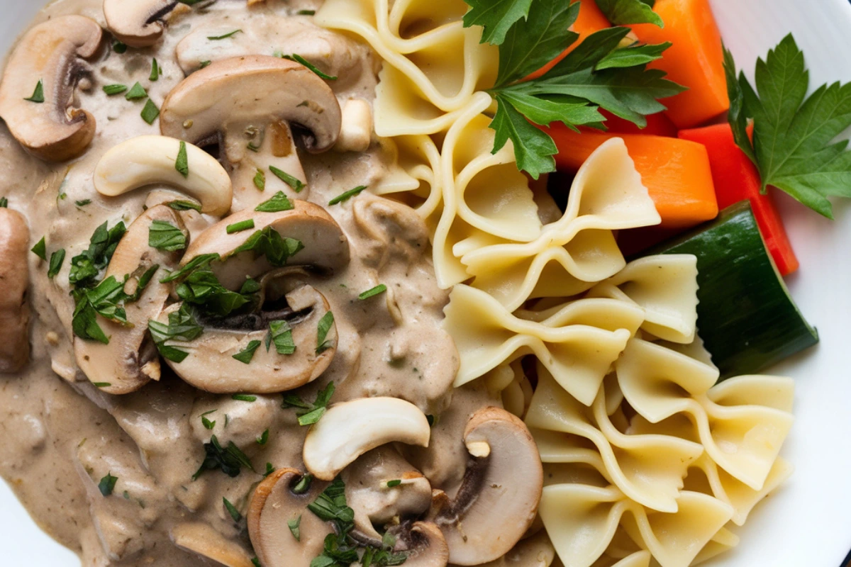 Vegan Mushroom Stroganoff