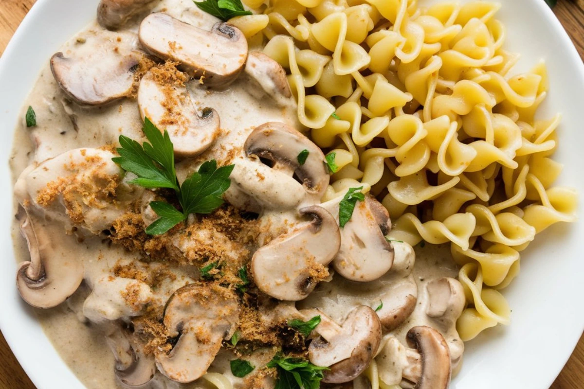 Vegan Mushroom Stroganoff